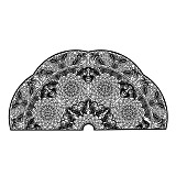 zen christmas tree skirt 2 piece